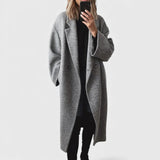 Women's Long Coat | Elegant & Warm Silhouette