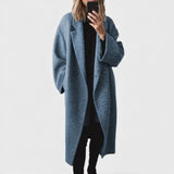 Women's Long Coat | Elegant & Warm Silhouette
