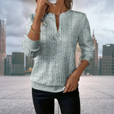 Women's Zip-Up Sweater | Relaxed Fit & Zip Detail