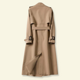 Women's Trench Coat | Double-Breasted & Belted Design