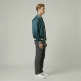 Classic Satin Varsity Jacket