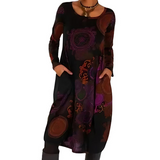 Women's Winter Maxi Dress | Long Sleeve & Pockets