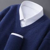 Men's V-Neck Sweater | Warm & Soft Comfort