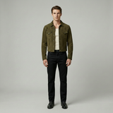 Suede Western Trucker Jacket
