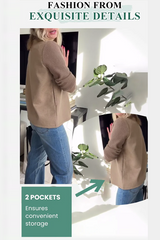 Women's Button Blazer | Tailored Fit & Versatile Style