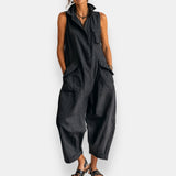 Women's Sleeveless Jumpsuit | Relaxed Fit & Comfort 4