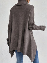 Women's High Neck Sweater | Cozy & Draped Fit 20