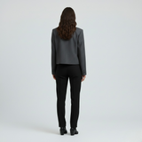 Classic Tailored Cropped Blazer