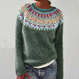 Women's Fair Isle Knit Jumper | Long Sleeve & Warm