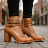 Women's Ankle Strap Heels | Sturdy Block Heel