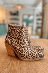 Women's Ankle Boots | Animal Print & Block Heel