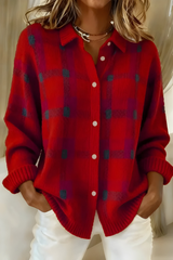 Women's Check Cardigan | Soft & Relaxed Fit 2