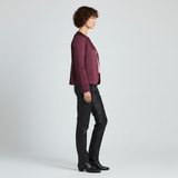 Minimalist Open-Front Tailored Jacket