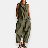 Women's Sleeveless Jumpsuit | Relaxed Fit & Comfort 3