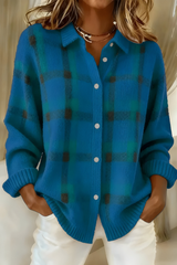 Women's Check Cardigan | Soft & Relaxed Fit 6