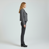 Tailored Moto-Inspired Cropped Jacket