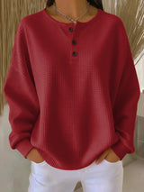 Women's Waffle Sweatshirt | Warm & Soft 3