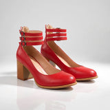 Women's Ankle Strap Heels | Sturdy Block Heel