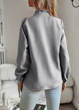 AURORA RUFFLE LONG SLEEVE SHIRT 3