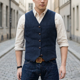 Adrian – Classic Tweed Waistcoat for Men 3