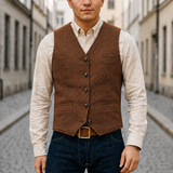 Adrian – Classic Tweed Waistcoat for Men 8
