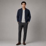 Bomber Jacket | Men's Zip Up Stand Collar