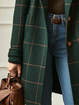 CORALIE CHECKERED COAT 4