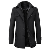Carson | Men's Mid-Length Pea Coat 0