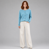 Cashmere Cardigan | Women's O Neck Button Up