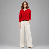 Cashmere Cardigan | Women's O Neck Button Up