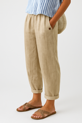 Women Wide Leg Pants Elastic Waist Casual Lightweight Pockets