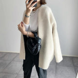 Chic Button-Down Women's Cardigan with Relaxed Fit | L&S 3