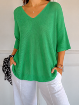 Cornelia – Cozy V-Neck Sweater 4