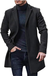 Daniel – Tailored Wool-Blend Overcoat for Men 2