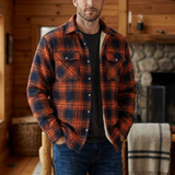 Fleece-Lined Checked Jacket 1