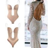 Women's Backless Bodysuit | Seamless Sculpting & Bust Support 2