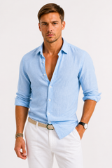 HARRINGTON OXFORD | LINEN SHIRT FOR MEN 3
