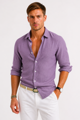 HARRINGTON OXFORD | LINEN SHIRT FOR MEN 4