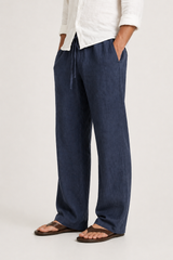 HARRINGTON OXFORD | LINEN STYLE TROUSERS FOR MEN 1