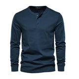 HARRINGTON OXFORD | LONG-SLEEVE HENLEY SHIRT FOR MEN 0