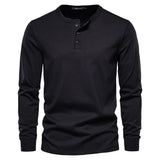 HARRINGTON OXFORD | LONG-SLEEVE HENLEY SHIRT FOR MEN 7