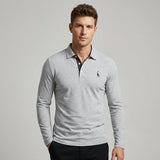 Harrington Oxford | Long Sleeve Polo For Men 4