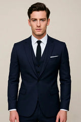 Harrington Oxford | Men's 3-Piece Formal Slim Fit Suit - Single Breasted 0
