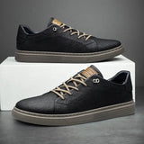 Harrington Oxford | Men’s Classic Comfort Faux Leather Sneakers 2