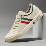Harrington Oxford | Men’s Retro Stripe Minimalist Sneakers 0