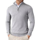 Harrington Oxford | Men's Slim Fit Quarter Zip Sweater 0
