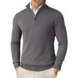 Harrington Oxford | Men's Slim Fit Quarter Zip Sweater 1