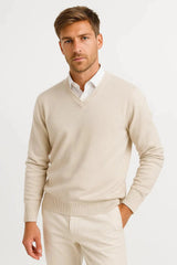Harrington Oxford | Men's Sweater V-Neck Lightweight 0