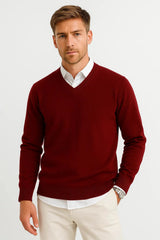 Harrington Oxford | Men's Sweater V-Neck Lightweight 2