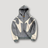 Harrington Oxford | Men's Urban Streetwear Zip Hoodie 2